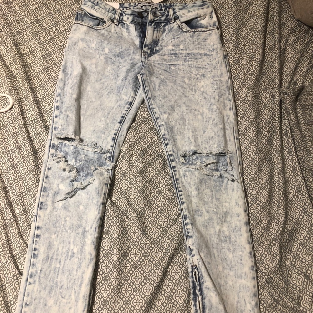 Fashion Nova-Men Acid Skinny Jeans
